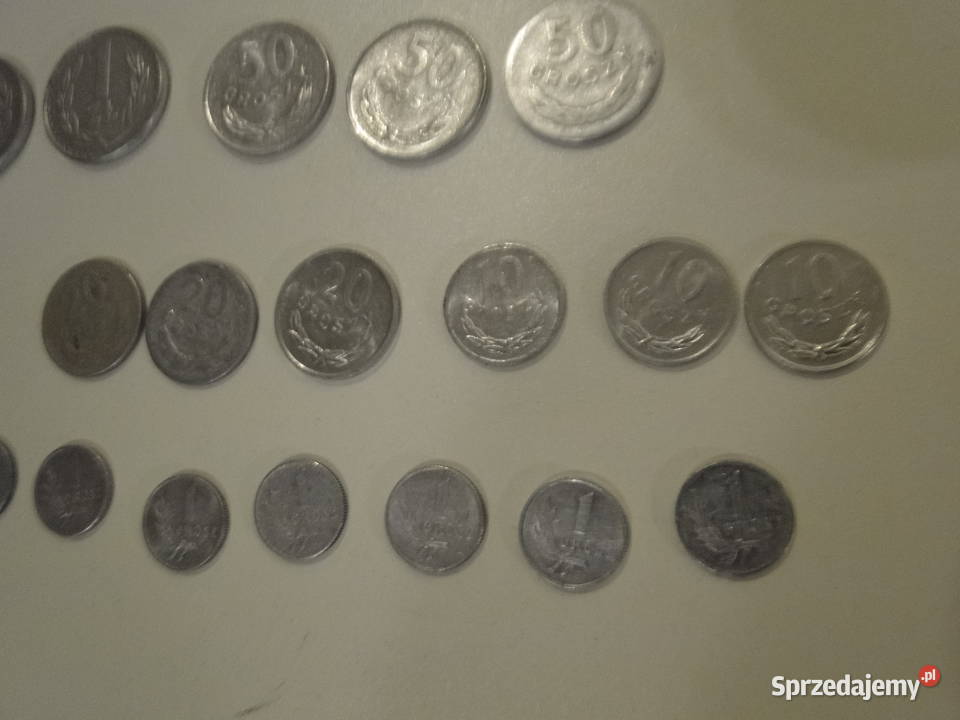 Zestaw 37 monet z PLRu w tym Żniwiarz z 1974r