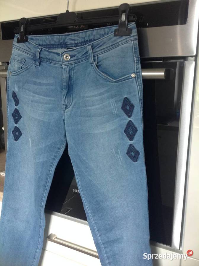 Spodnie Jeans Damskie ARIZONA XSS Haft niebieski Nowa Sól sprzedam