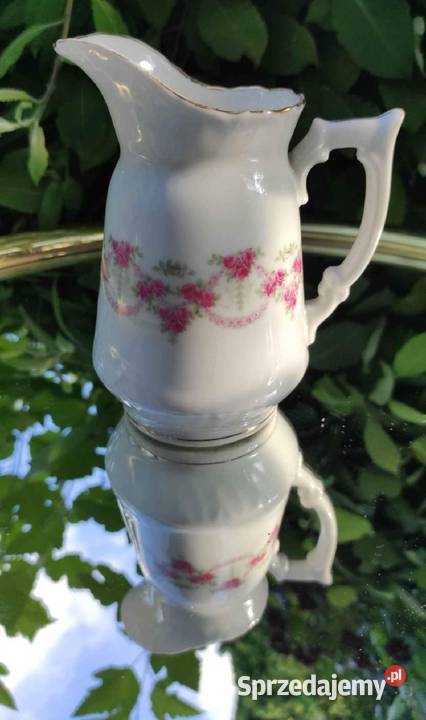 SECESYJNY MLECZNIK Z GIRLANDAMI KWIATÓW Pabianice