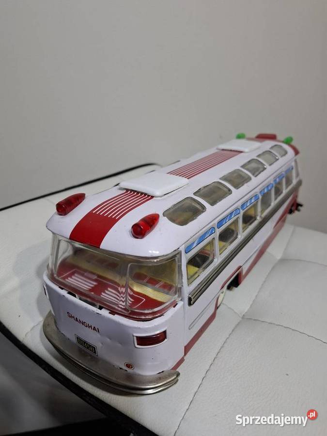 Shanghai blaszany autobus retro prl Kraków