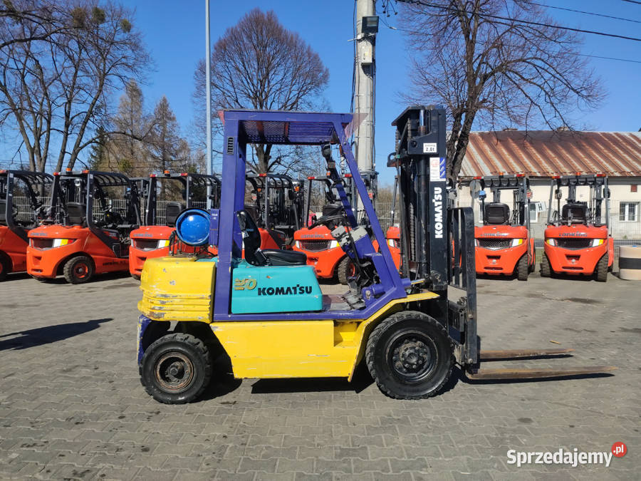 wózek widłowy Komatsu FG20T11E 2 tony duplex 33 gaz Kęty