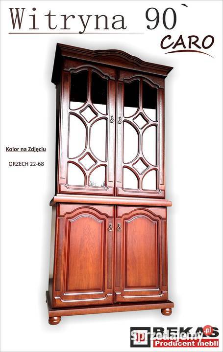 Prześliczna Witrynka 90 Caro Witryna Dąb Orzech Katowice