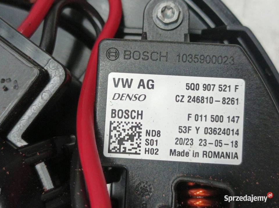 DMUCHAWA NAWIEWU REZYSTOR KPL 5WC819015 Rok produkcji 2023 Dmuchawy