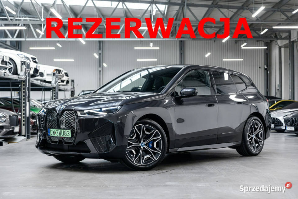 BMW iX M60 619 Przebieg 6800 Bezwypadkowy 1015 szary Węgrzce sprzedam