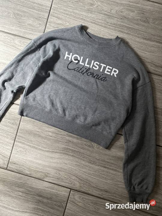 Bluza damska Hollister szary/srebrny Bolesławiec