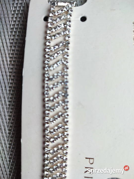 Choker opaska na szyję cyrkonie Nowe Kraków sprzedam