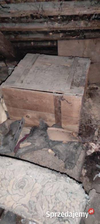 Przedwojenne skrzynie drewniane loftrustykalne Wieliczka sprzedam