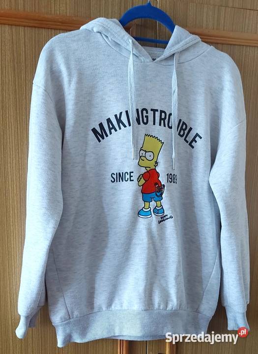 Bluza z kapturem The Simpson firmy Cropp w warmińsko-mazurskie Ostróda