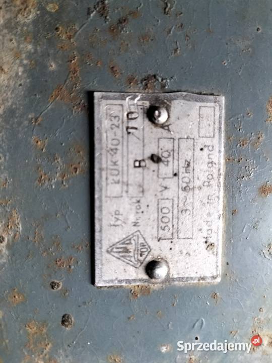 Sprzedam silnik trój fazowy na wózku Tymowa