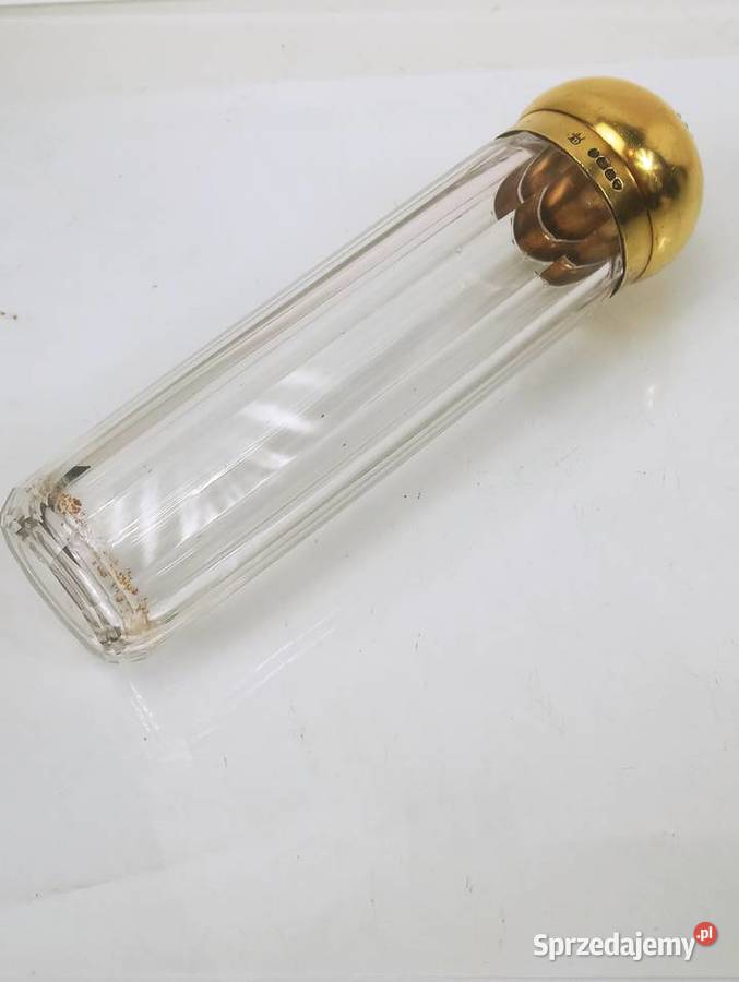 Flakon kosmetyczny Flakon Srebro Anglia 1867 Nowa Sól