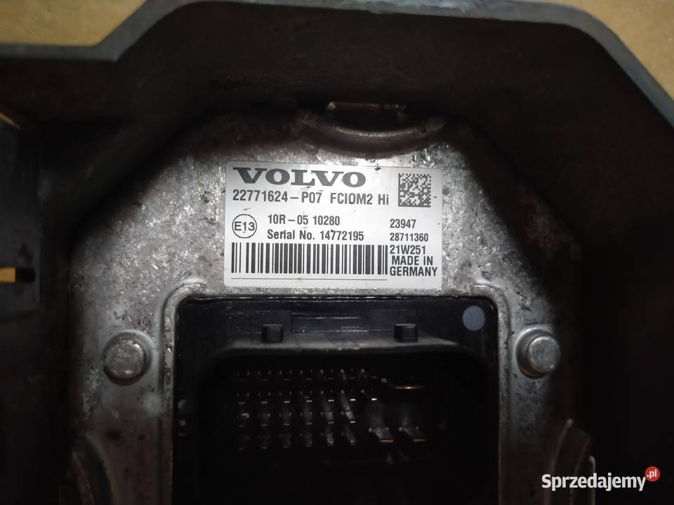 VOLVO FH4 STEROWNIK ŚWIATEŁ MODUŁ 22771624 FCIOM ciężarowe lubuskie