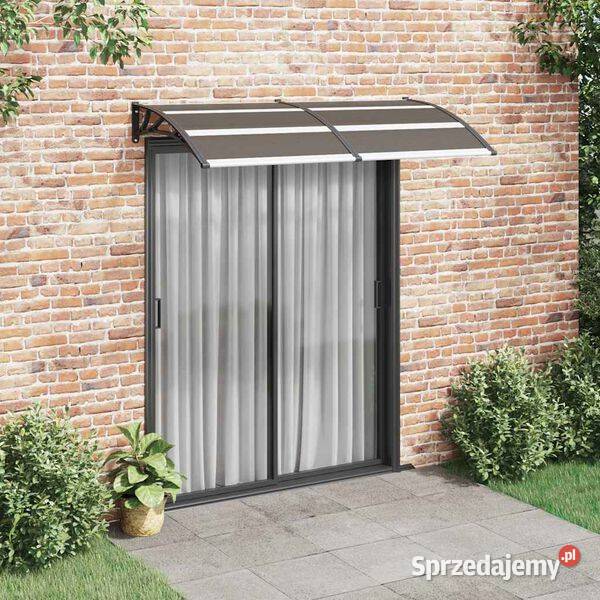 vidaXL Daszek drzwi czarny 200 x 100 PCSKU45635 Warszawa