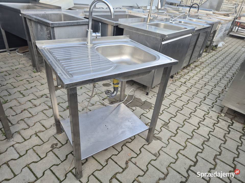 Zlew Gastronomiczny 1 Komorowy Z Półką 806085 M Gastronomia Ostrów Wielkopolski