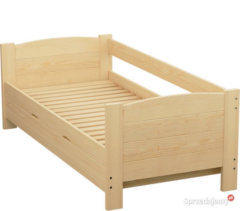 Łóżko sosnowe TWARDZIEL PLUS na nóżkach dostępny Łóżka sprzedam