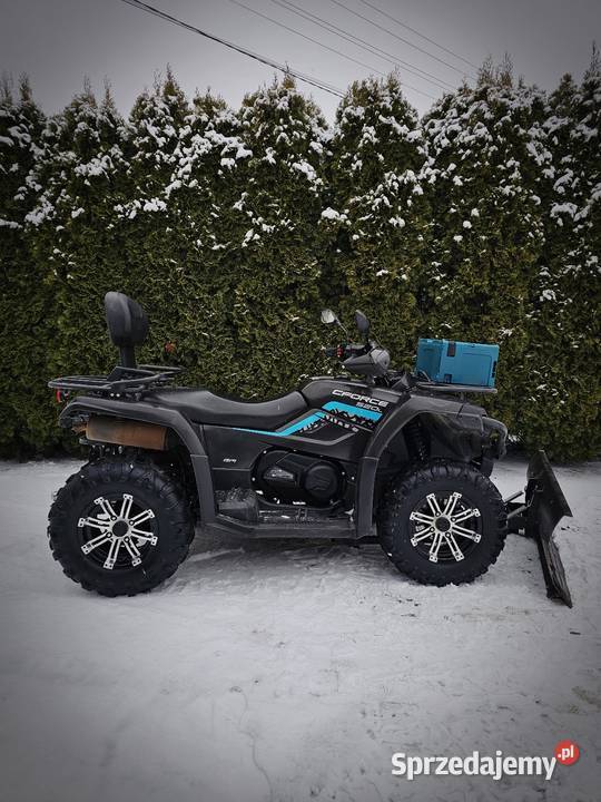 Quad CF MOTO 520L ZAREJESTROWANY PŁUG ŚNIEŻNY kupiony w polskim salonie Zwoleń