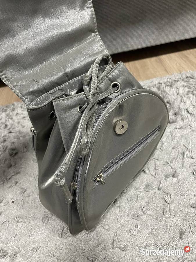 Plecak damski mały szary Chełm sprzedam