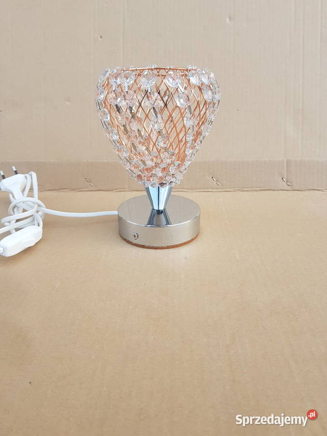 Lampa nocna stołowa TV styl GLAMOUR miedz Warszawa sprzedam
