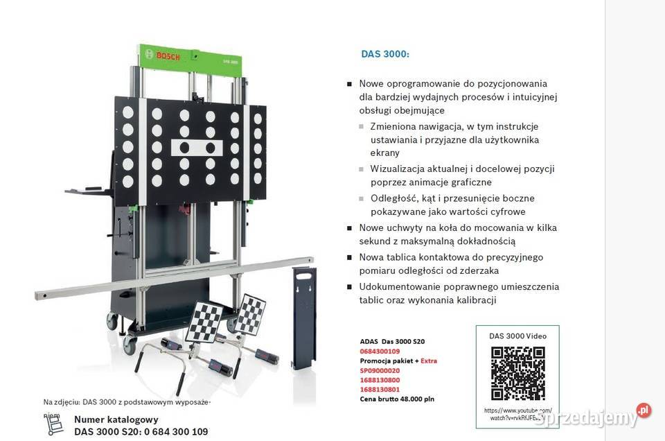 Kup Adas DAS 3000 Bosch 0 684 300 109 maty 360 Bielsko-Biała