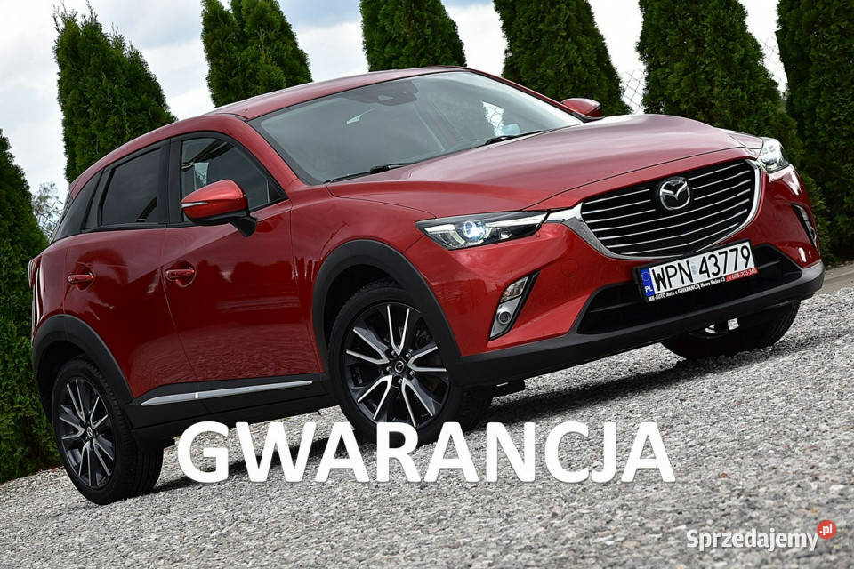 Mazda CX3 20 120 Półskóra Hud Navi Kamera Ful elektryczne lusterka Nowe Kucice