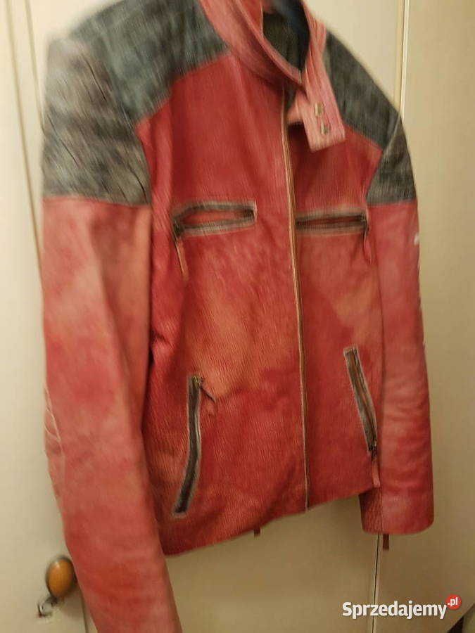 Kurtka męska skórzana możliwa wysyłka Wiosenna/Jesienna