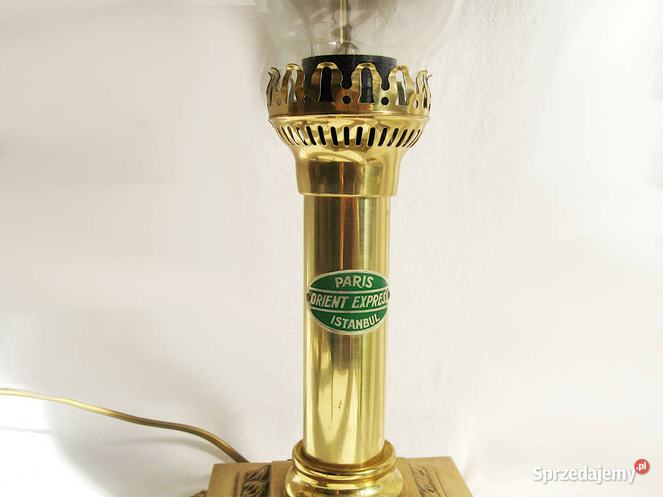 Lampka nocna mosiądz Paris expres