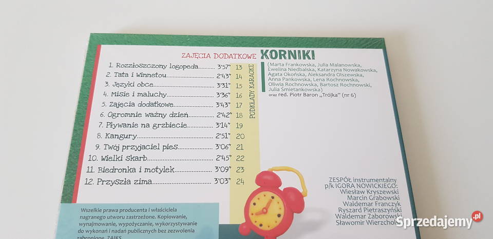 Nowe Korniki Zajęcia dodatkowe CD folia Pozostałe Warszawa