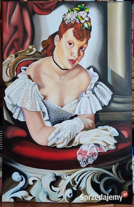 Kopia obrazu Tamary Łempickiej W operze Warszawa