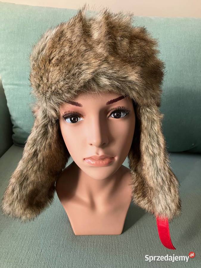 Nowa ciepła damska czerwona czapka uszatka Seger Dla kobiet Nisko sprzedam