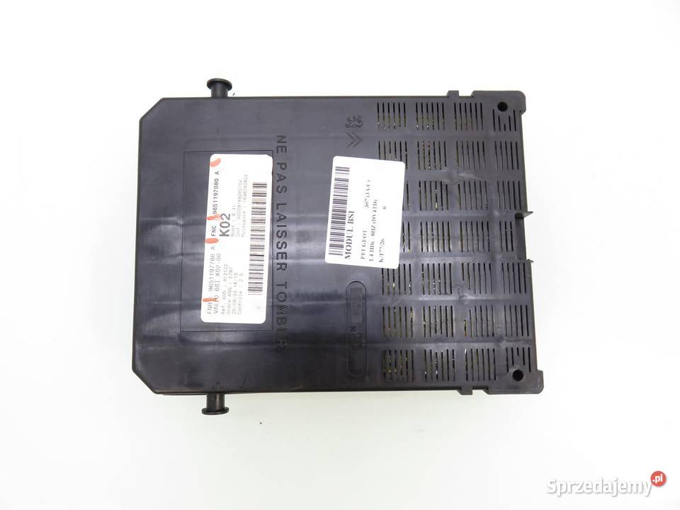 BSI PEUGEOT 307 3AC 14 HDi 9651197780A