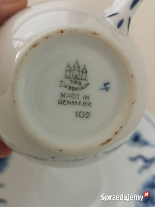 Filiżanka ze spodkiem Vintage Kopenhaga Porcelana i szkło Toruń