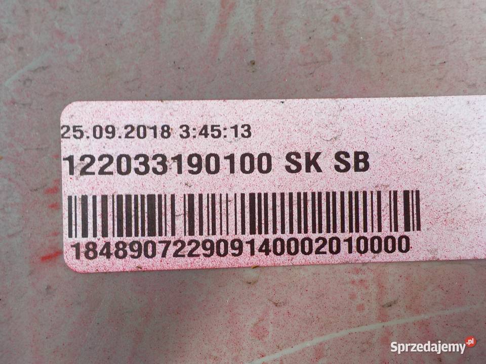 ZDERZAK TYLNY TYŁ SKODA RAPID SPACEBACK 5JJ Nowy Tomyśl