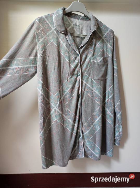 podomka elegancka koszula nocna piżama z długim bawełna Kielce