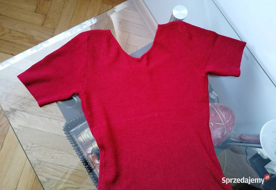 DAMSKA CZERWONA BLUZKA RUNIWERSALNY Łódź