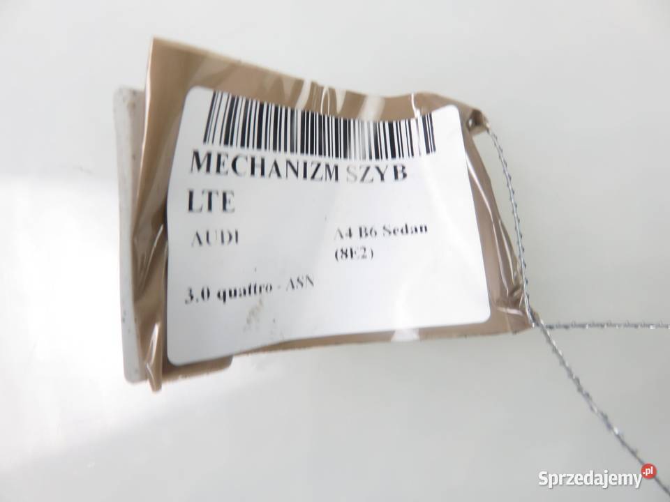 PODNOŚNIK SZYBY LEWY TYLNY AUDI A4 B6 Sedan 8E2