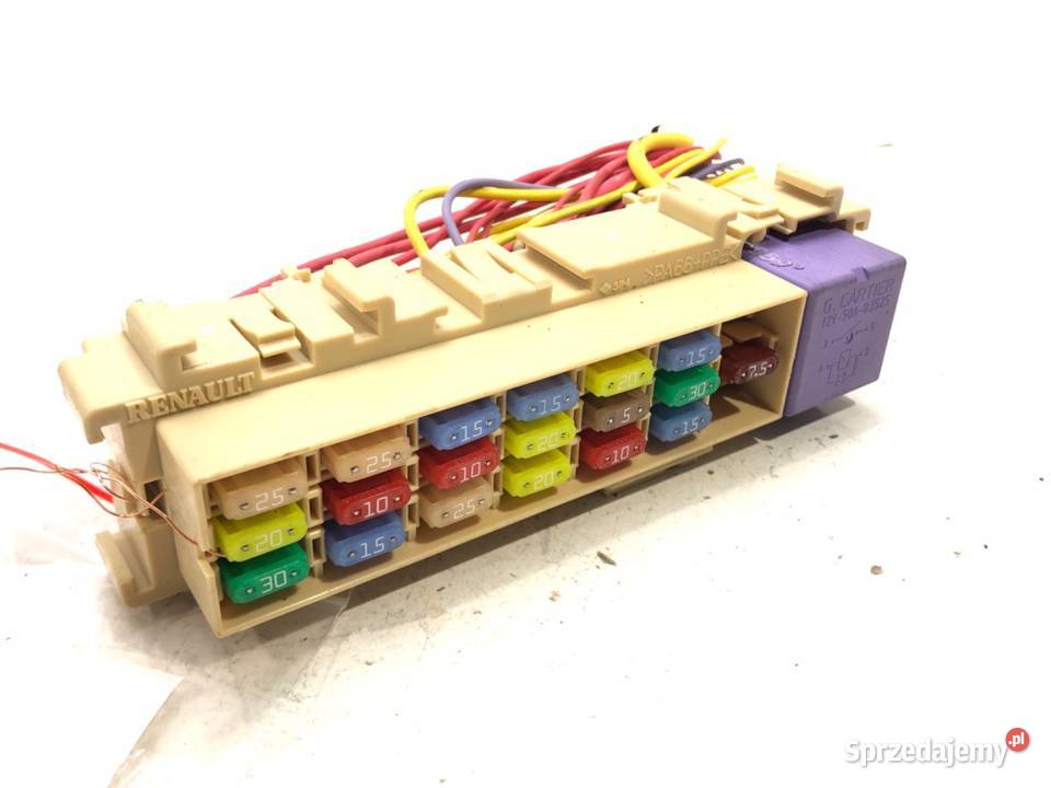 SKRZYNKA BEZPIECZNIKÓW RENAULT CLIO III