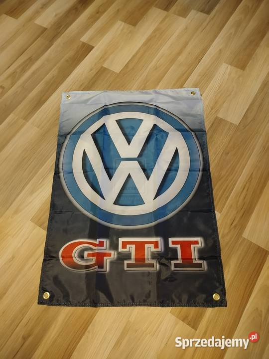 Baner materiałowy 90x60 Dacia żytnia Wartburg Gniezno