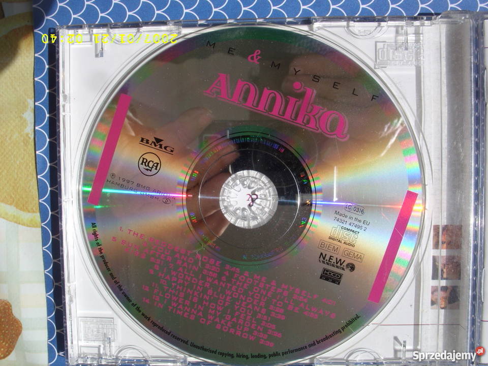 Pop CD ANNIKA ME MYSTELF dolnośląskie