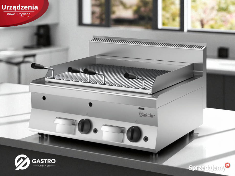 Grill lawowy gazowy nastawny 14 kW Bartscher Ostrów Wielkopolski sprzedam
