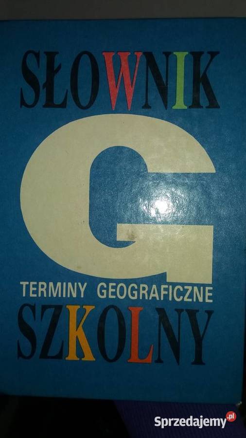 słownik geograficzny matura antykwariaty mazowieckie Warszawa