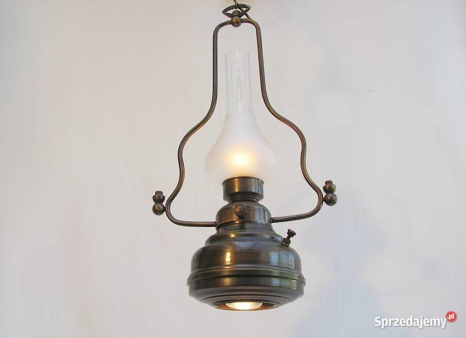 Lampa wisząca mosiądz