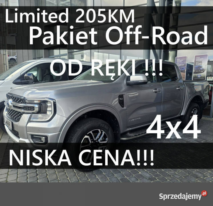 Ford Ranger Limited 205 4x4 OffRoad Technology Motoryzacja Szczecinek sprzedam