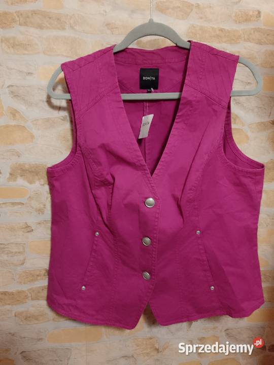 42XL Bonita Ekskluzywna różowa fuksja kamizelka Kraków