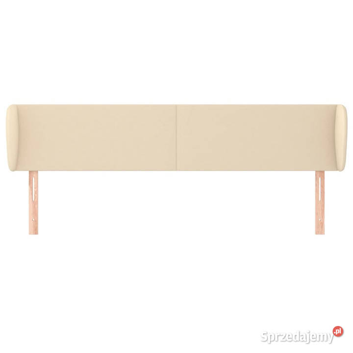 Zagłówek uszak kremowy 163x23x7888 tkanina Warszawa