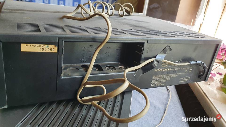 Telefunken STC 1 HiFi Stereo Cassette Deck 1979 Warszawa