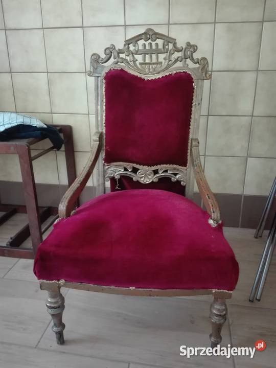stare krzesło fotel do renowacji