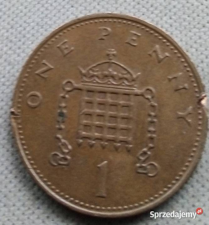 WIELKA BRYTANIAONE PENNY1984 r 2 Numizmatyka Legionowo