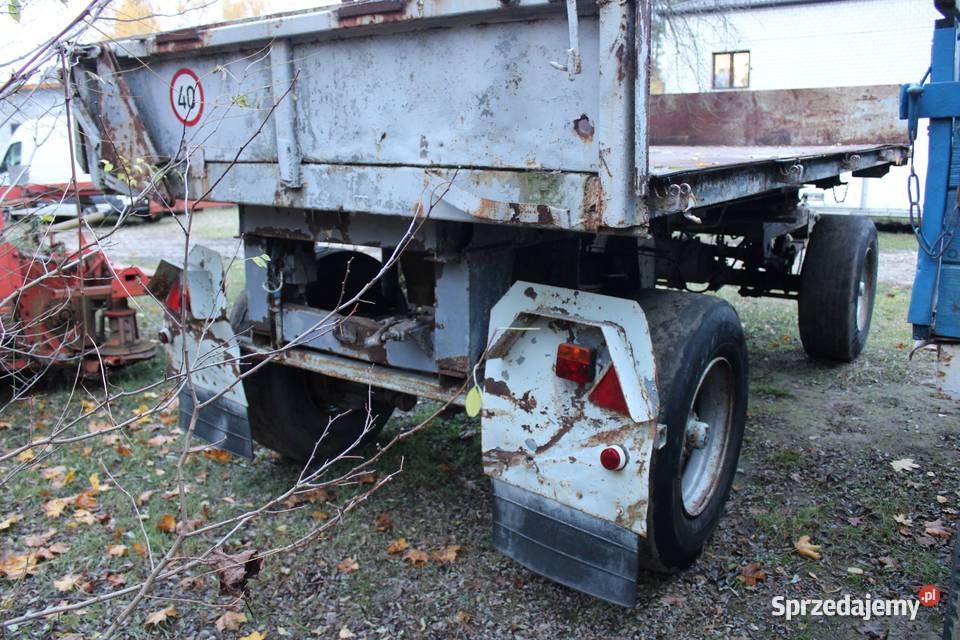Przyczepa rolnicza wywrotka BRANDYS BSS 1612 12 nieuszkodzony Rusiec sprzedam