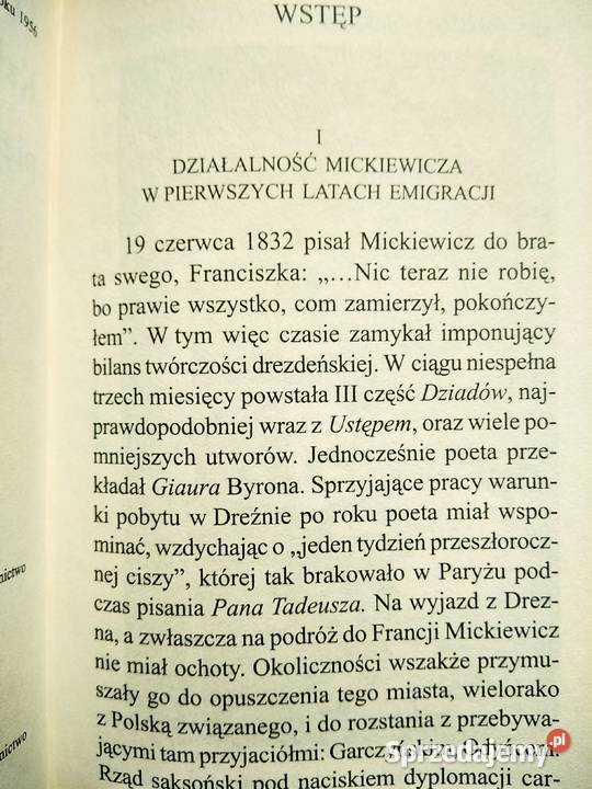 Mickiewicz Księgi narodu polskiego książki