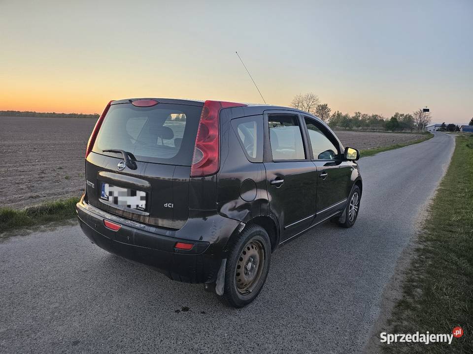 Nissan note 15 dci nieuszkodzony Chotynin
