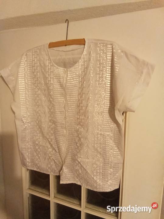 Biała koszula damska w paski Warszawa